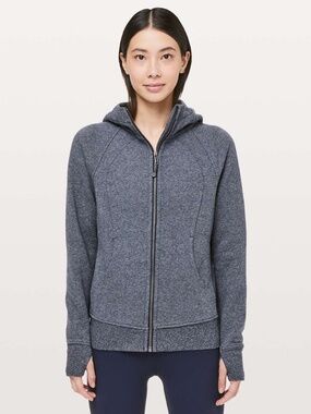 Lululemon Scuba Hoodie | Heathered Speckle True Navy | Size 8